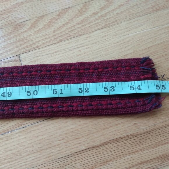 Vintage Handwoven Pure Wool Tie Maria Svatina Made in Canada - Picture 12 of 12